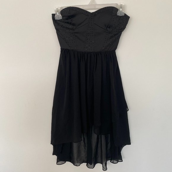 Forever 21 Black High Low Dress | Size: Medium - Picture 1 of 4